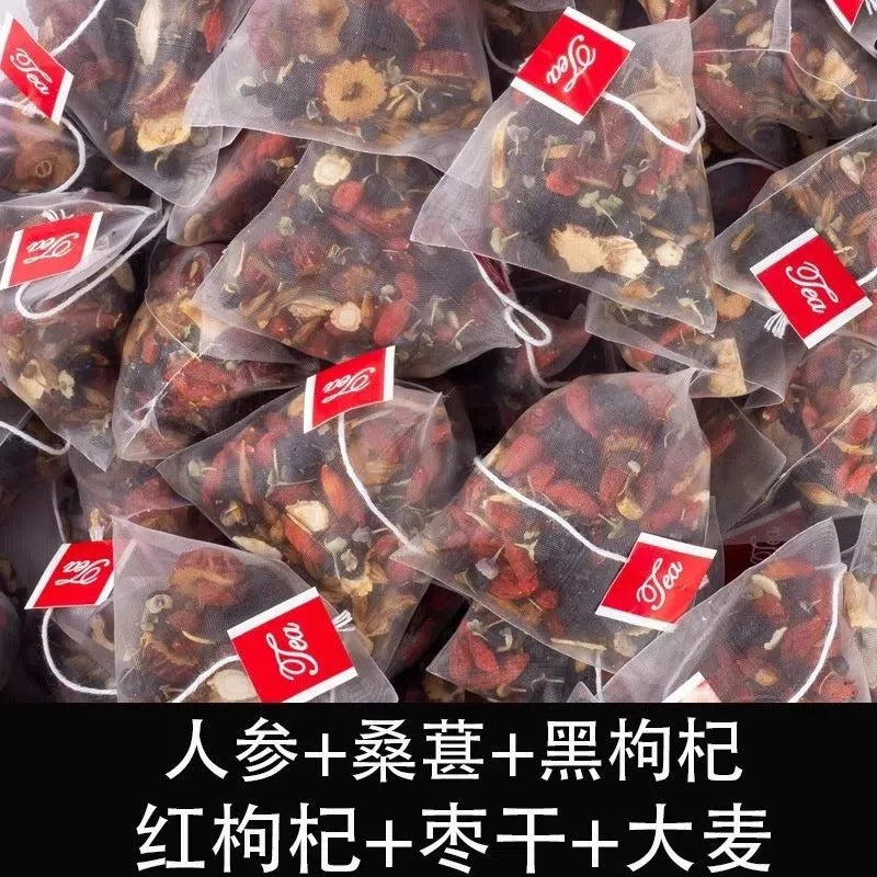 Fatigue Buster Goodie Herbal Tea 人参桑葚黑枸杞红枸杞养生红枣干茶