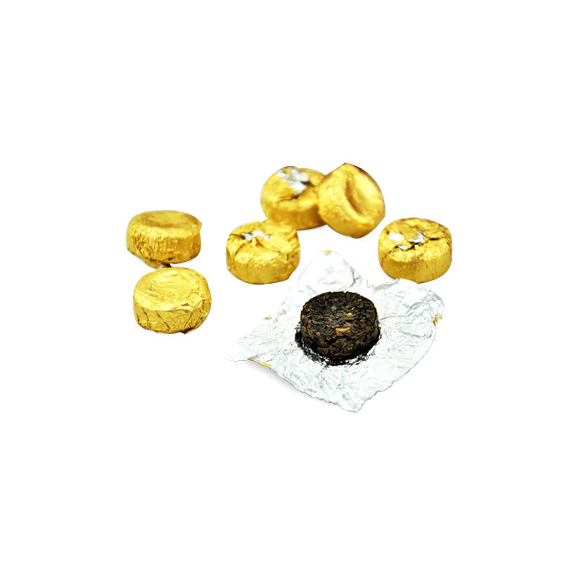 Premium China Tea Taetea Pu'er, Oolong, Tie Guanyin 名牌茶大益普洱茶熟茶小金沱/经典普洱熟茶