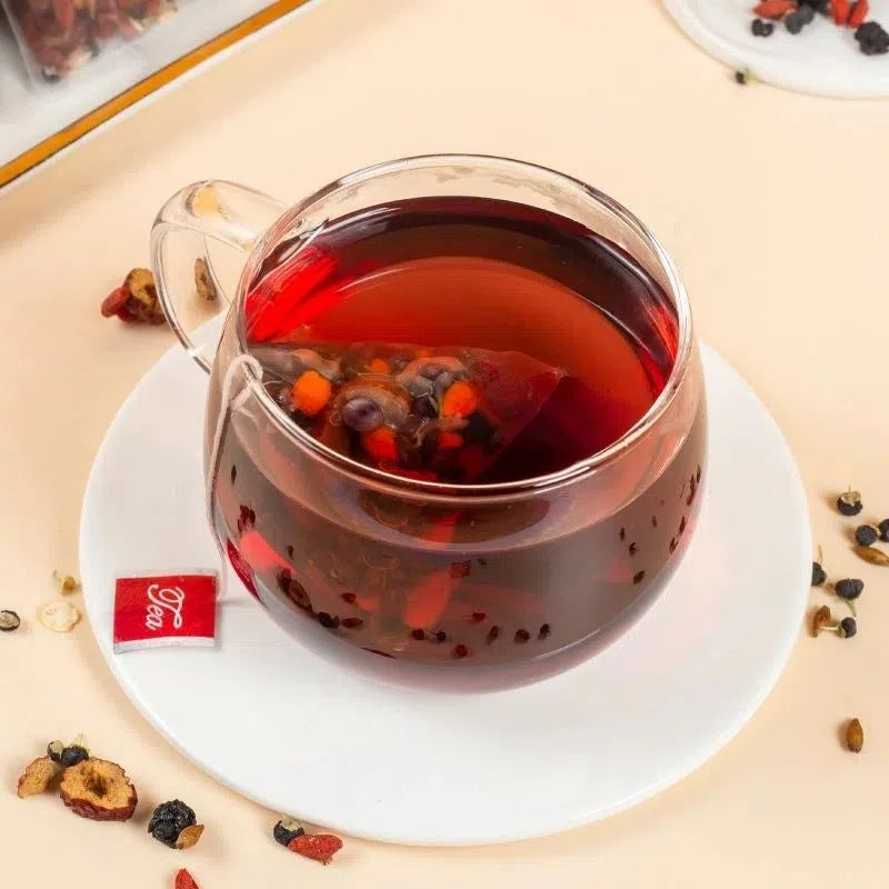 Fatigue Buster Goodie Herbal Tea 人参桑葚黑枸杞红枸杞养生红枣干茶